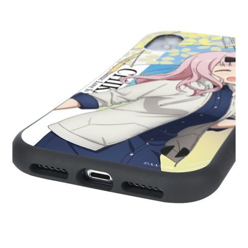 『かぐや様は告らせたい?~天才たちの恋愛頭脳戦~』描き下ろしイラスト 藤原千花 雨の日のお出かけver. 耐衝撃グリップ iPhoneケース